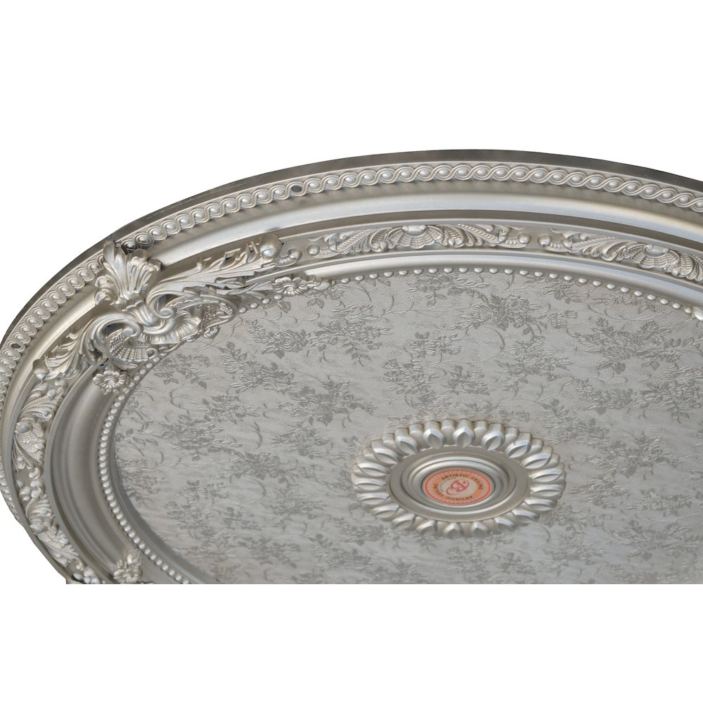 Champagne Round Chandelier Ceiling Medallion 36in. Picture 4