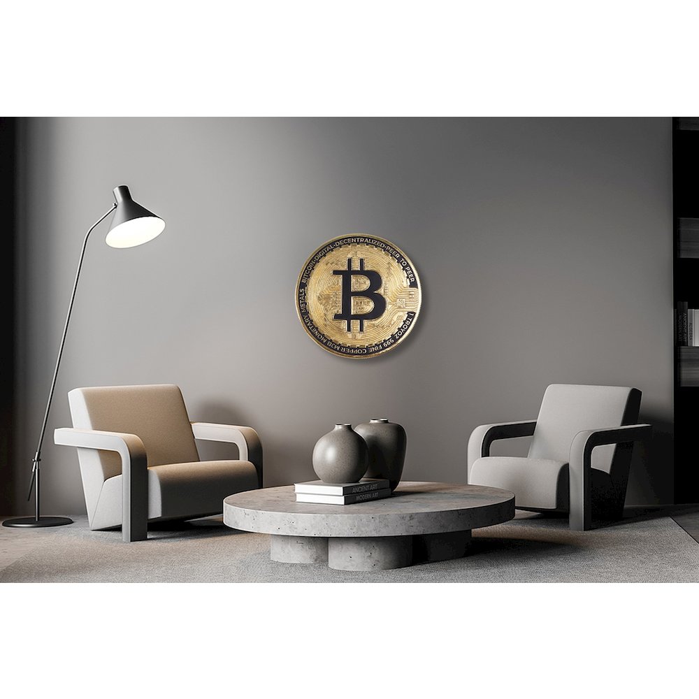 Bitcoin Wall Art. Picture 2