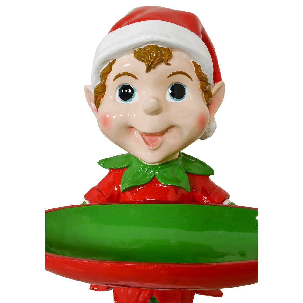40in Holiday Elf with Tray. Picture 4