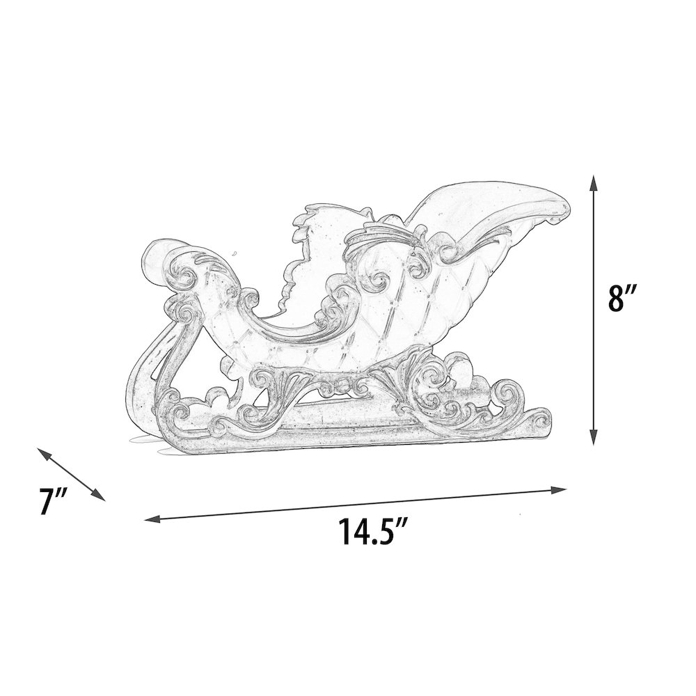 14.5in Red Sleigh. Picture 5