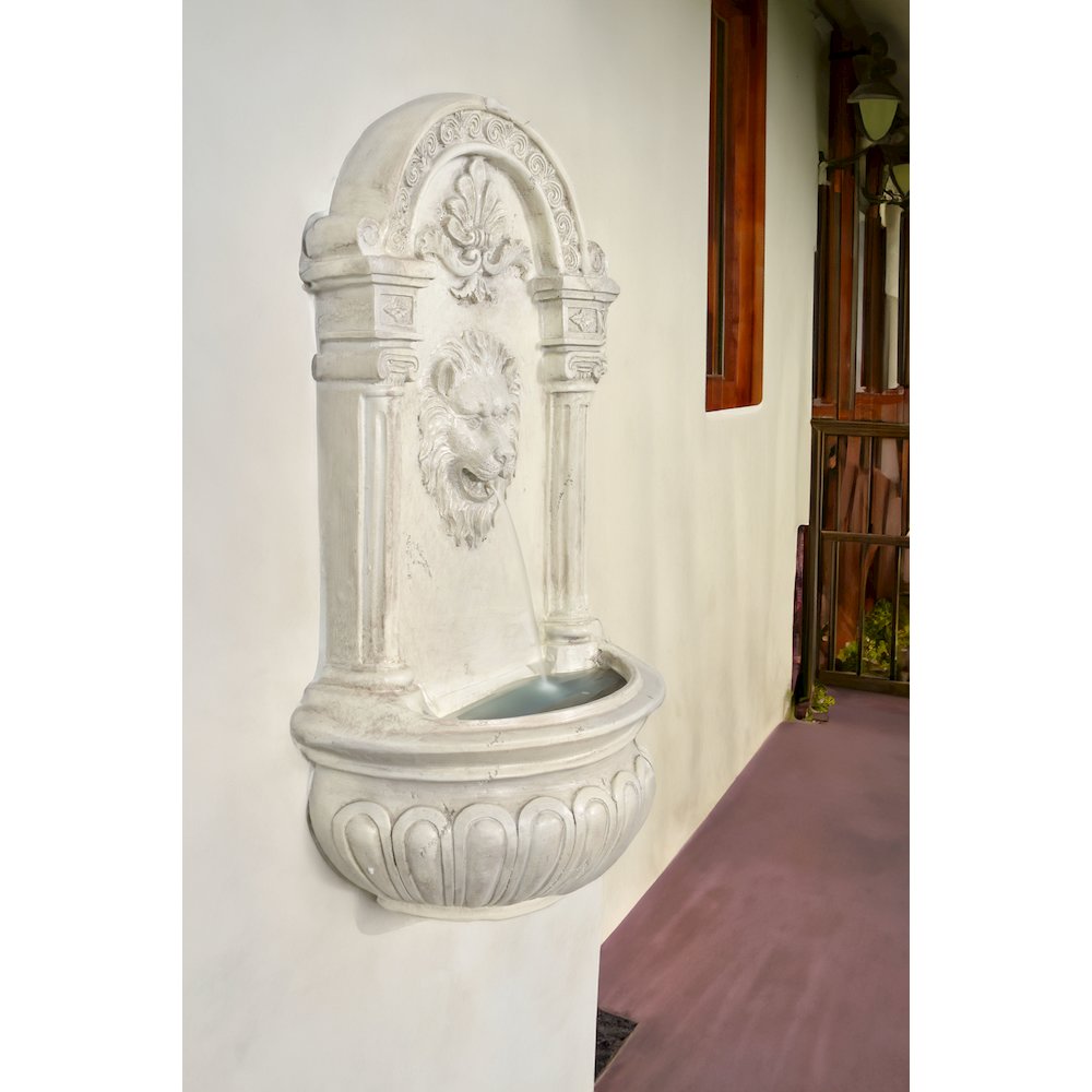 Lion Hanging Wall Fountain. Picture 2