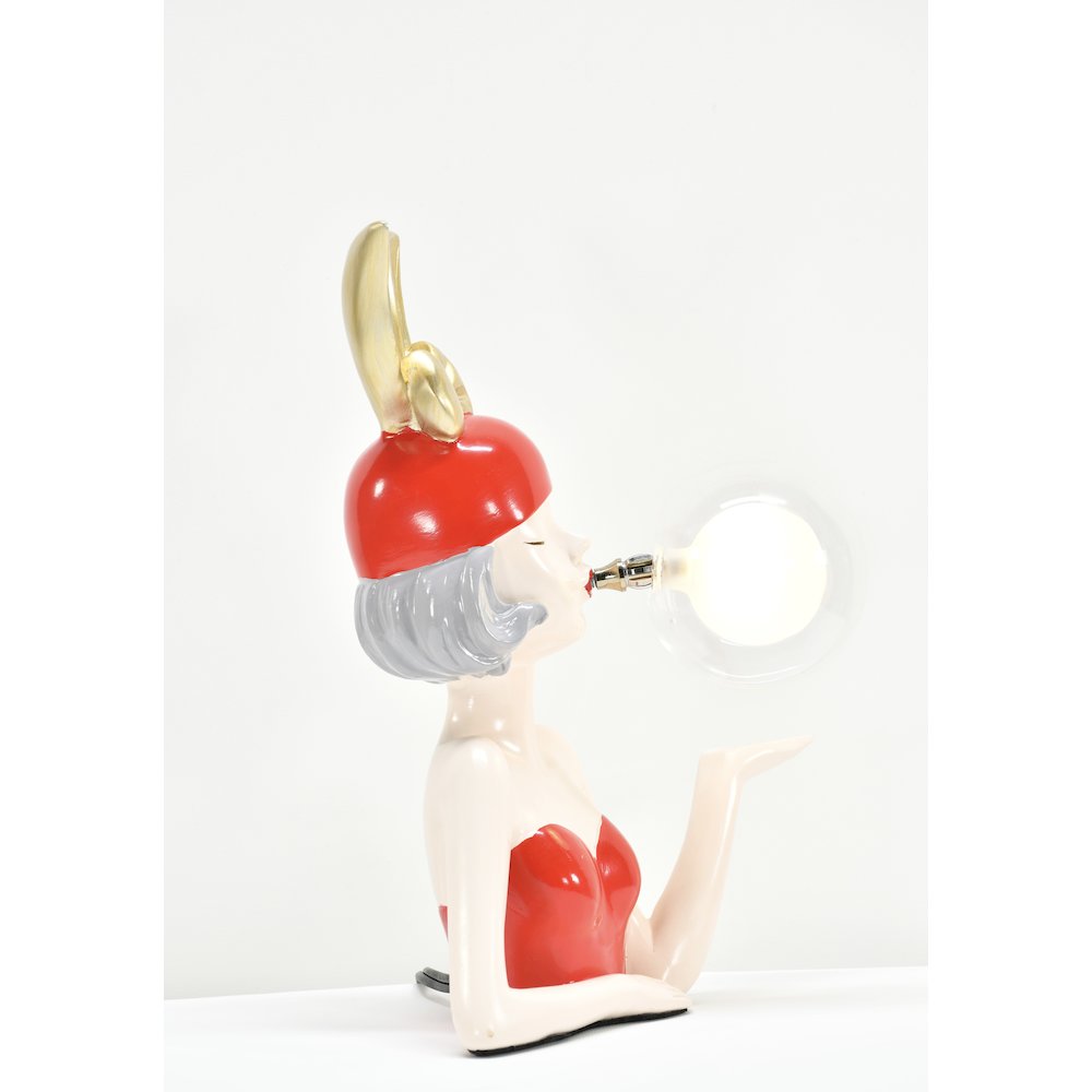 Red Girl with Bubble Small. Picture 2