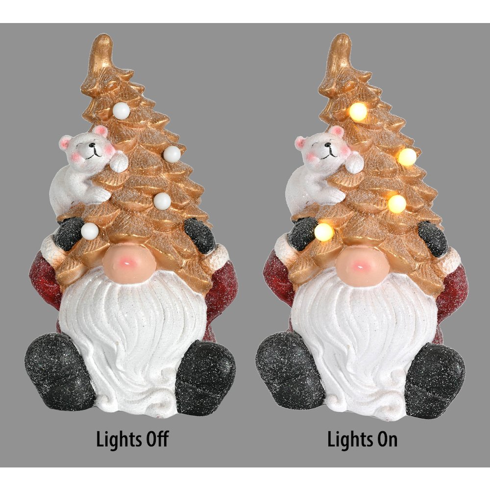 Twinkle Tree Gnome with Bear. Picture 3