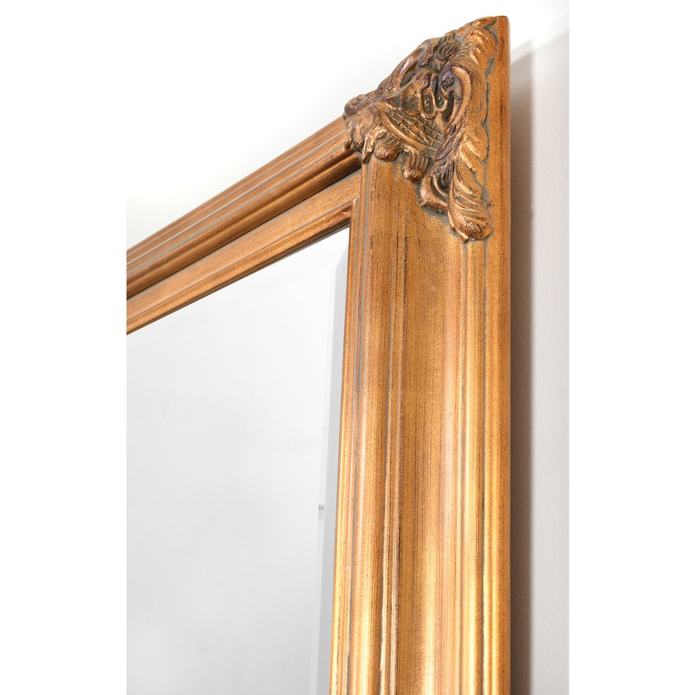 Mini Grand Victorian Mirror 24x36 Antique Gold. Picture 9