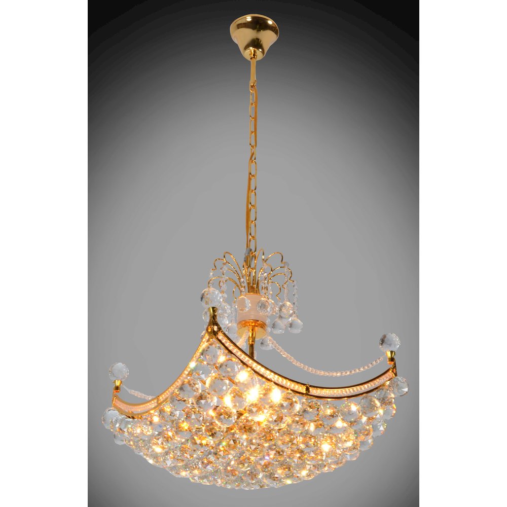 Crystal Orb Basket Chandelier. Picture 7
