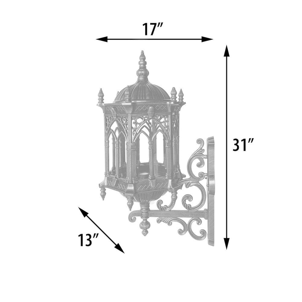 Gothic Wall Lighted Sconce. Picture 10