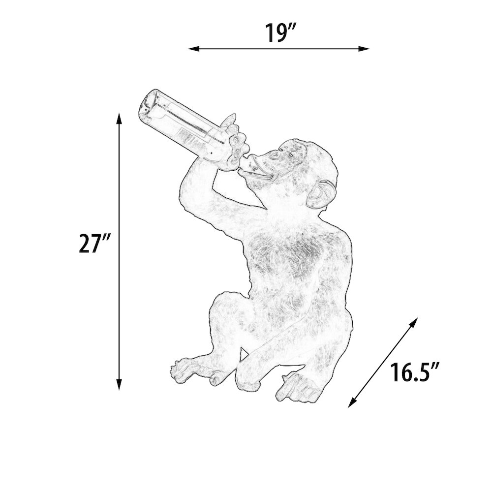Boozy Chimp Bottle Holder. Picture 10