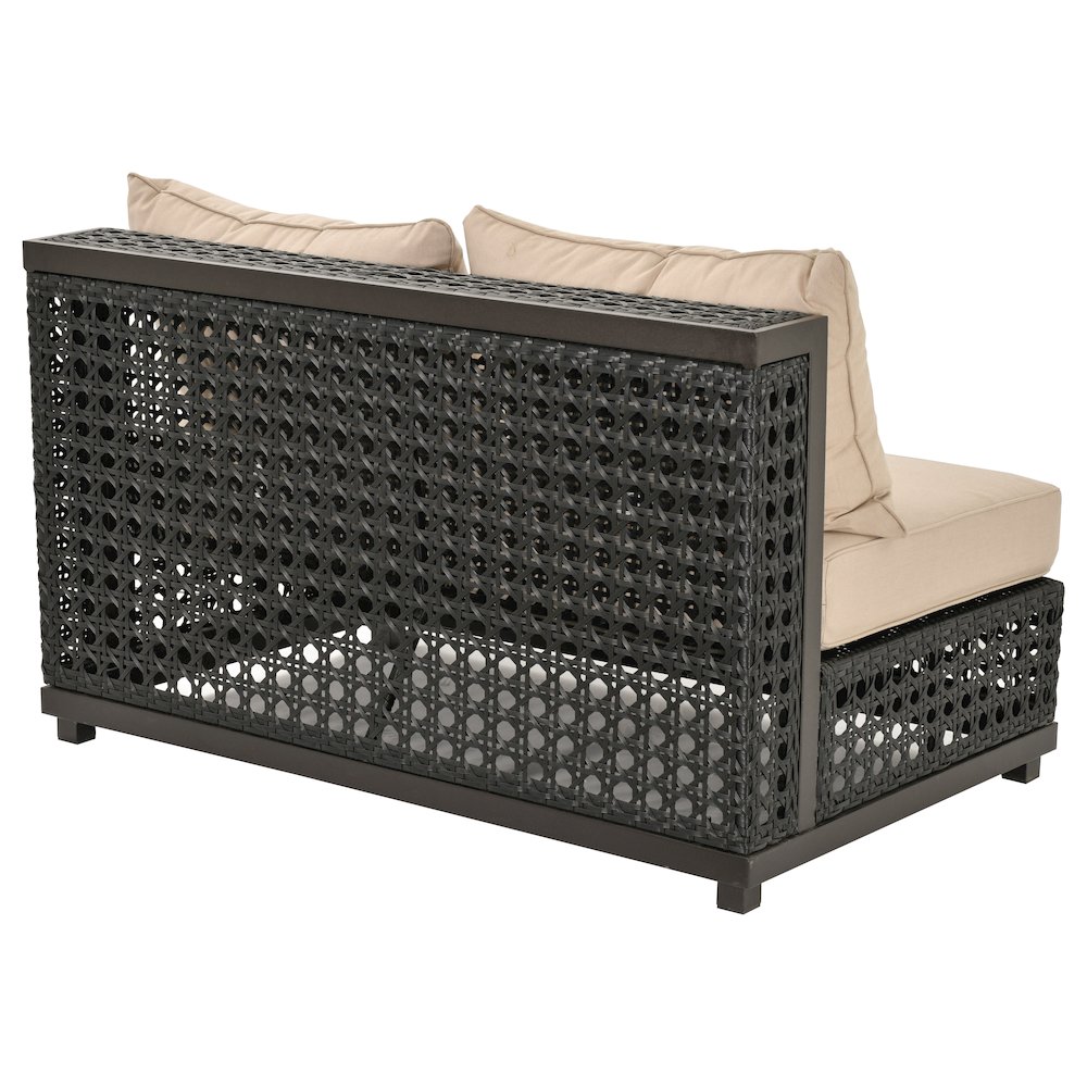 Monterey Outdoor Armless 2 Seater. Picture 8