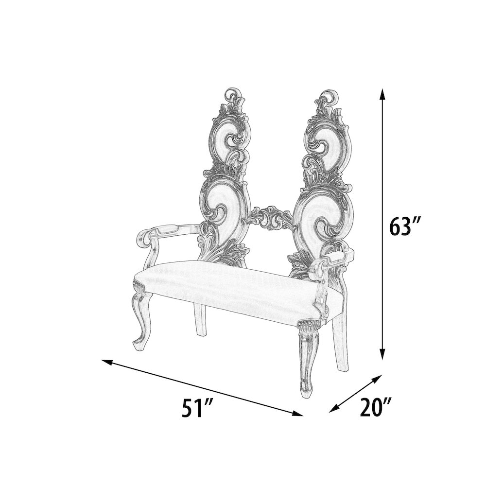 Platine Luxury Italia Settee. Picture 10