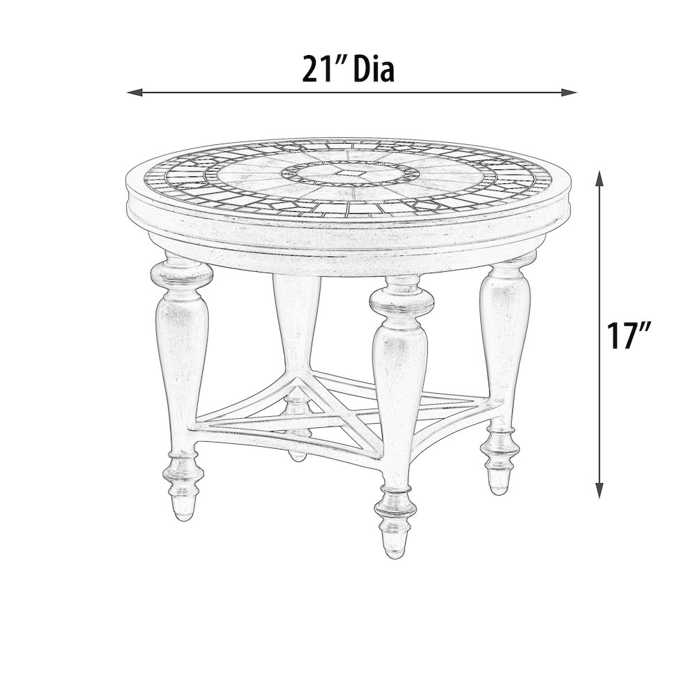 Astoria Tile End Table. Picture 10