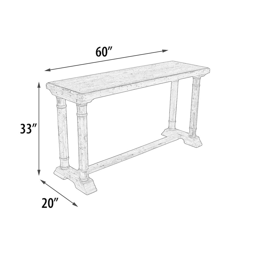 Farmhouse Cape May Console Table. Picture 10