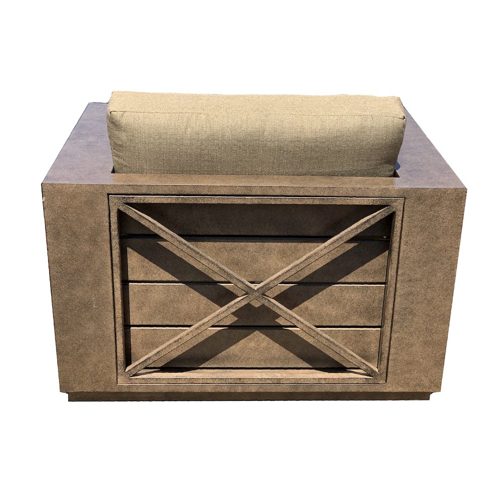 Modern Rustic Club Chair. Picture 5