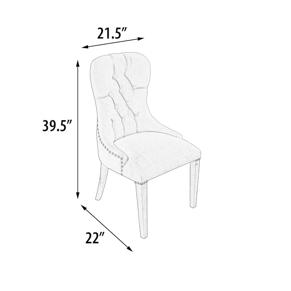 Inverness Farmhouse Work Shop Dining Chair. Picture 10
