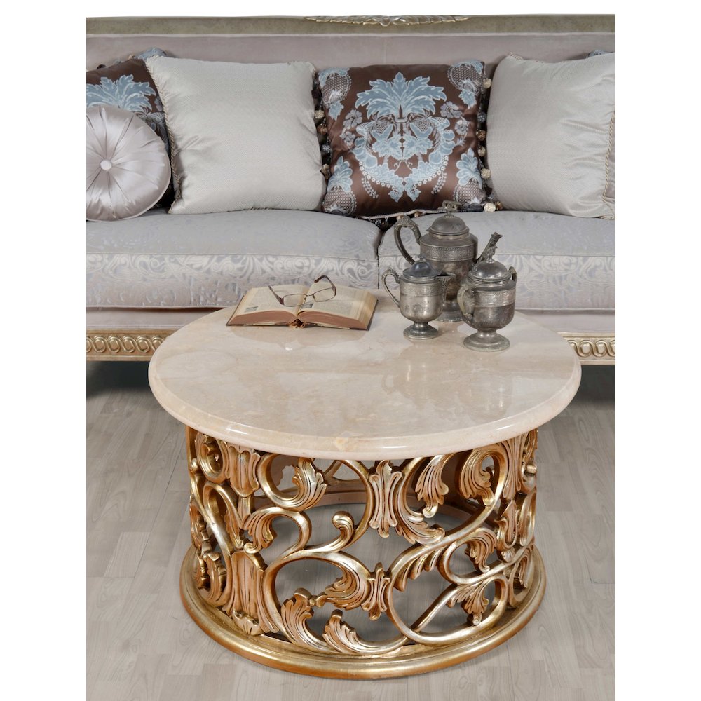 Platine Round Coffee Table. Picture 6