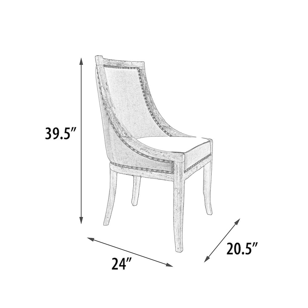 Farmhouse Barrel Dining Chair. Picture 10