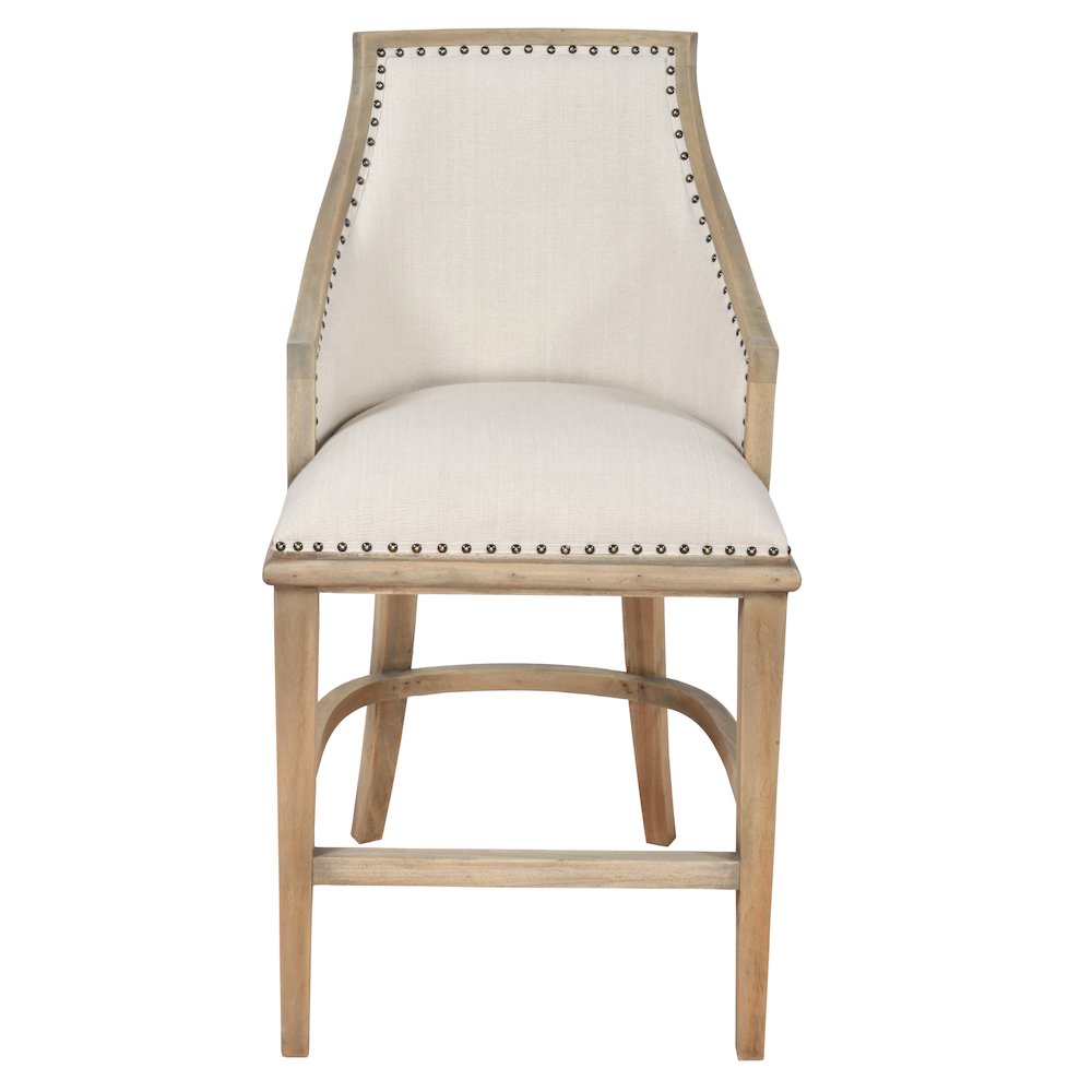 Farmhouse Barrel Counter Stool. Picture 7