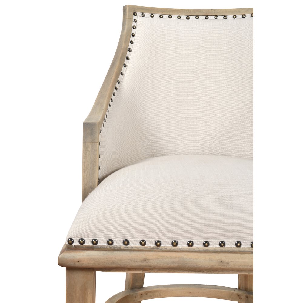 Farmhouse Barrel Counter Stool. Picture 9
