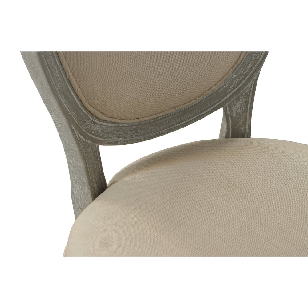 Mystique Gray Mahogany Casual Dining Side chair. Picture 9