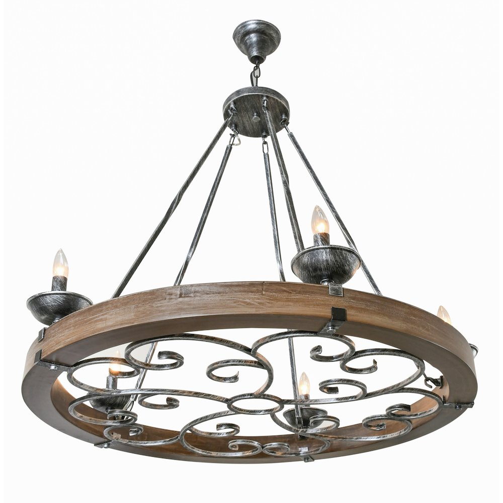 Ridge Line 38" Chandelier. Picture 6