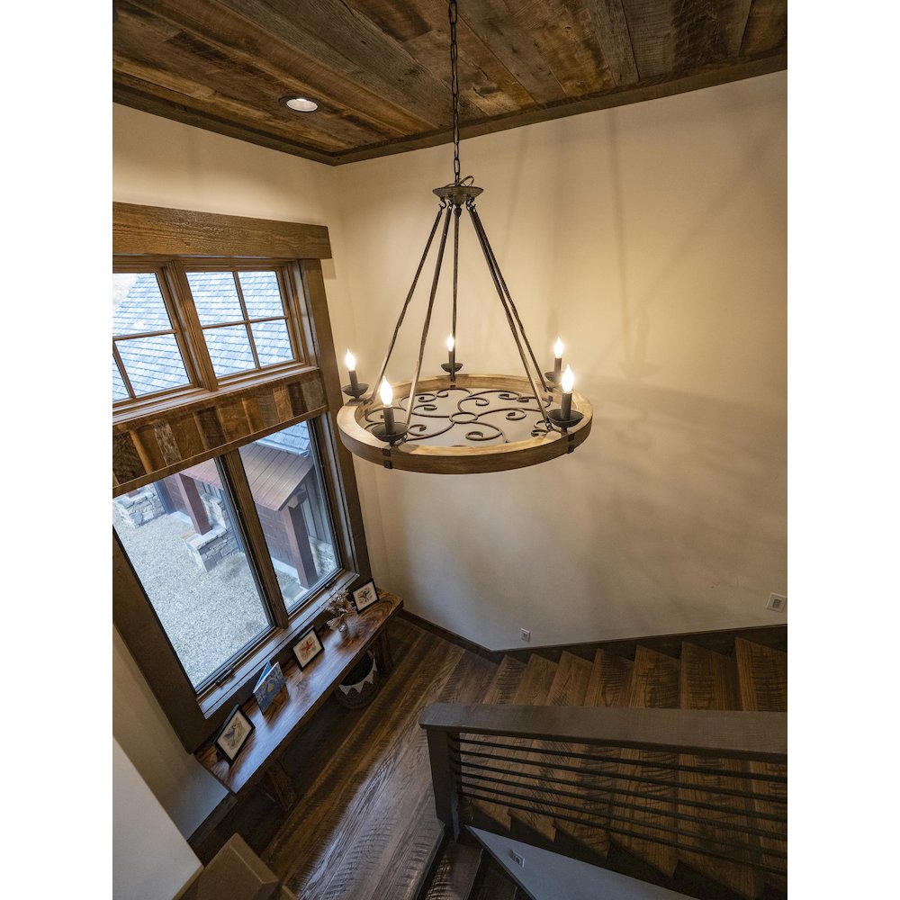 Ridge Line 38" Chandelier. Picture 7