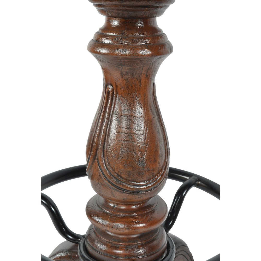 Church Street Leather Bar Height Stool. Picture 9