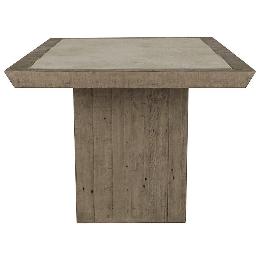 Efron 84" Reclaimed Wood Dining Table in Distressed Gray. Picture 3