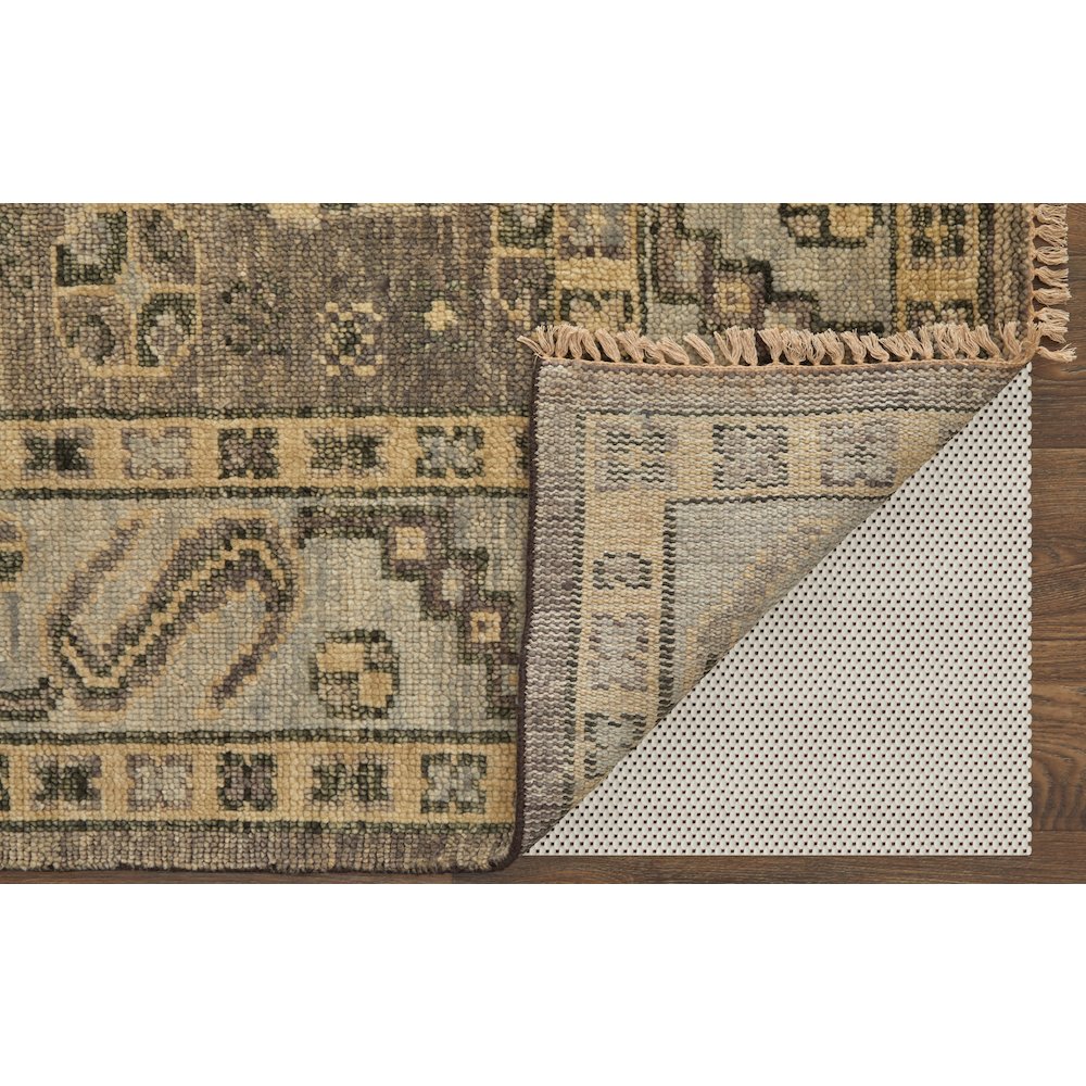 Fillmore Traditional Diamond, Brown/Gray, 2'-6" x 14' Runner. Picture 4