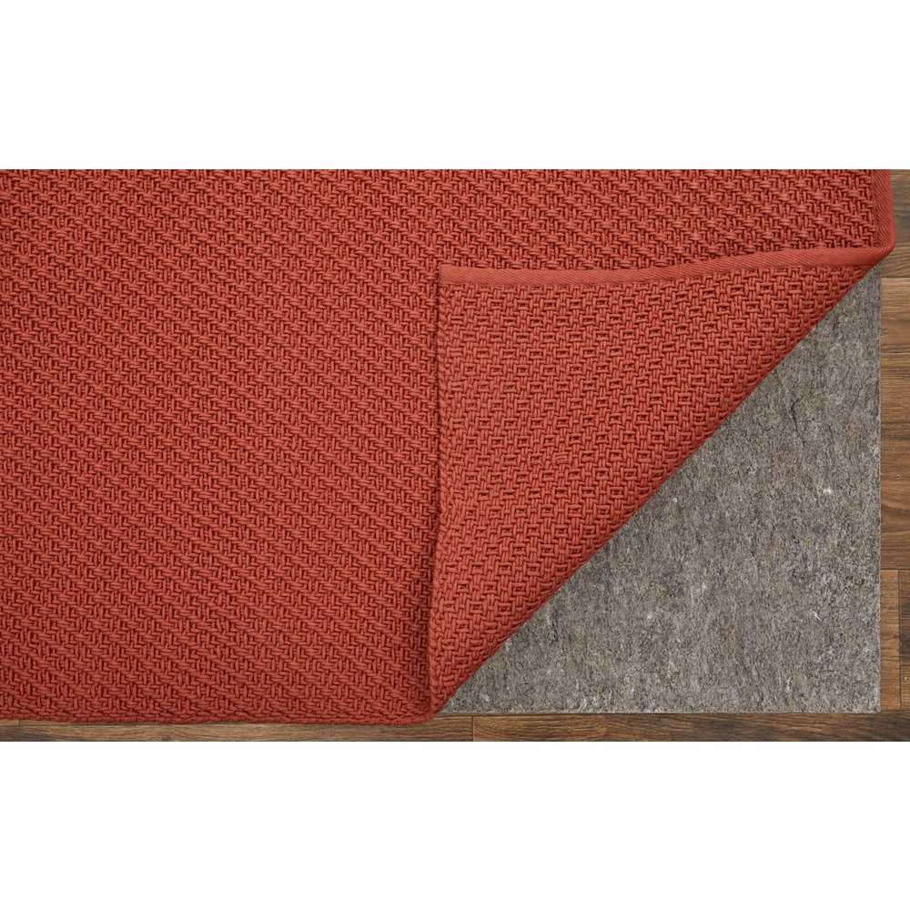 Tito Modern Solid, Red, 5' x 8' Area Rug. Picture 3