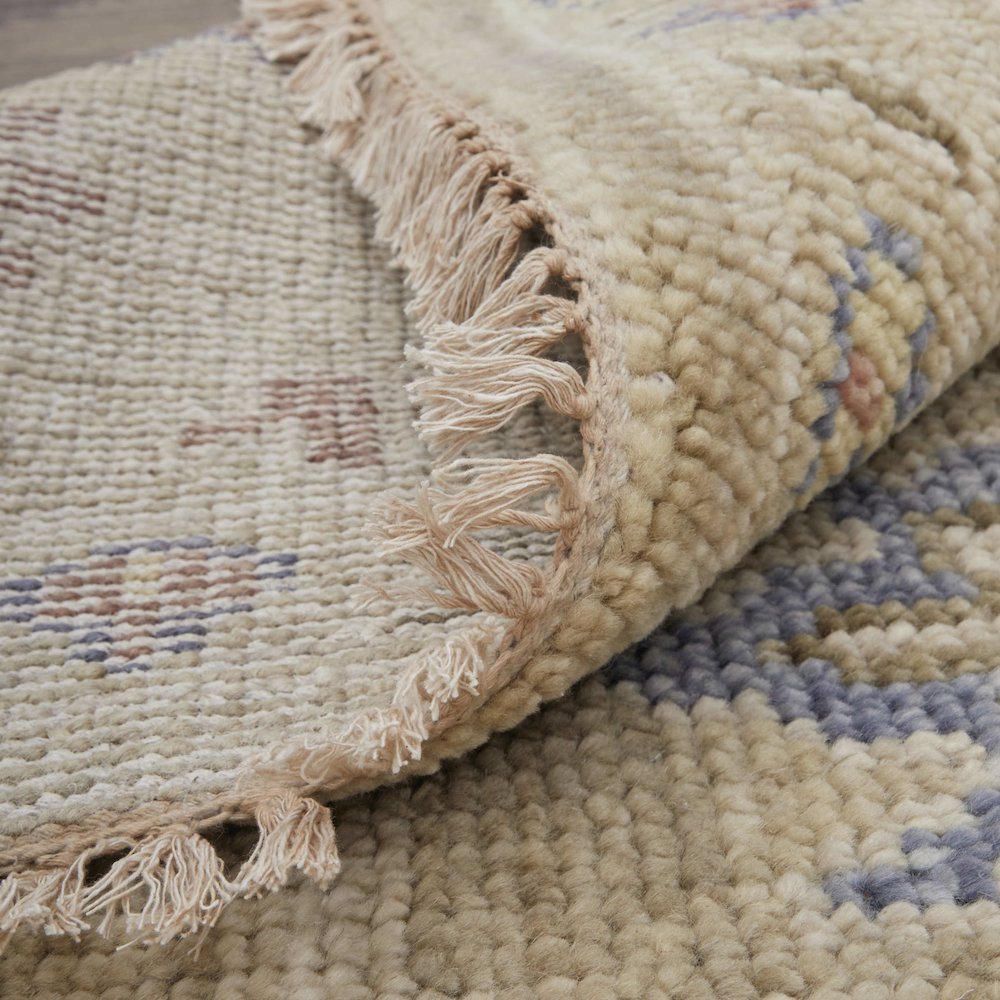 Fillmore Transitional Floral & Botanical, Brown/Tan/Blue, 3' x 5' Accent Rug. Picture 7