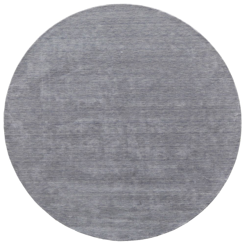 Luna Hand Woven Marled Wool Rug, Dusty Blue, 8ft x 8ft Round, 5798049FSMK000N80. Picture 1