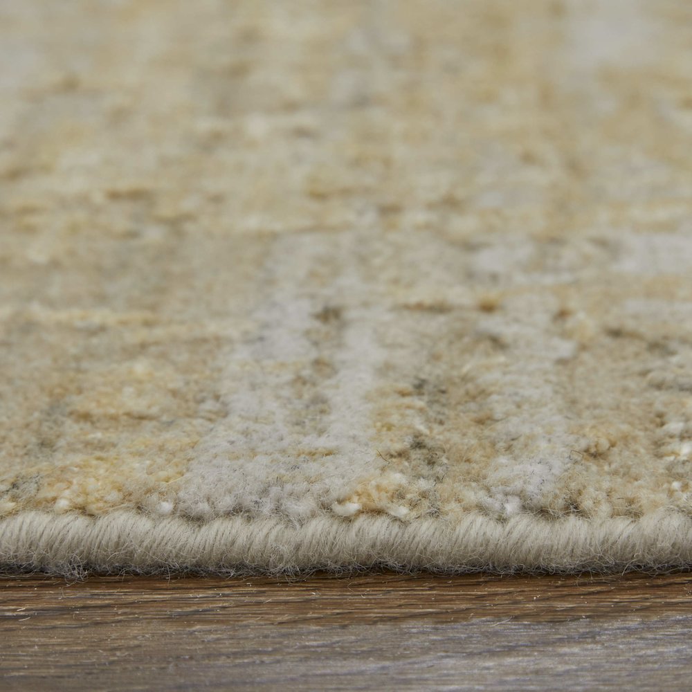 Eastfield Modern Abstract, Yellow/Ivory/Gold, 9' x 12' Area Rug. Picture 8