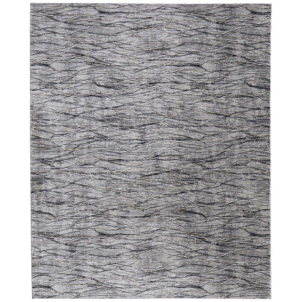 Sonora Modern Abstract, Gray/Ivory/Tan, 2' x 3' Accent Rug. Picture 1