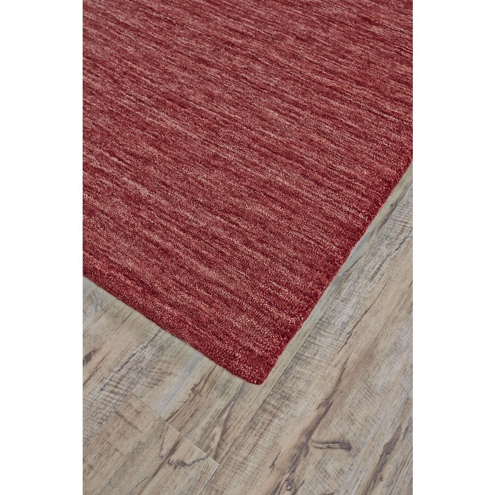 Luna Hand Woven Marled Wool Rug, Deep/Bright Red, 2ft - 6in x 8ft, Runner, 5798049FRED000I6A. Picture 3