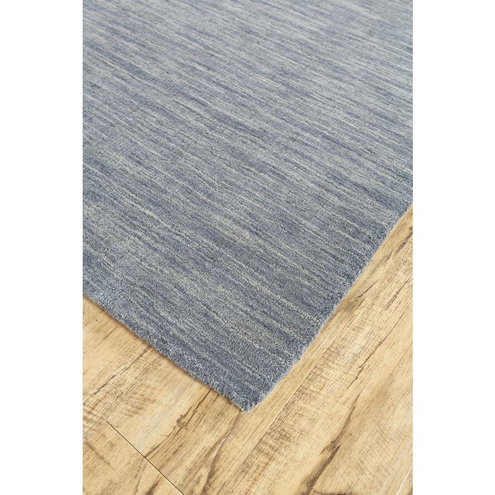 Luna Hand Woven Marled Wool Rug, Dusty Blue, 2ft - 6in x 8ft, Runner, 5798049FSMK000I6A. Picture 3