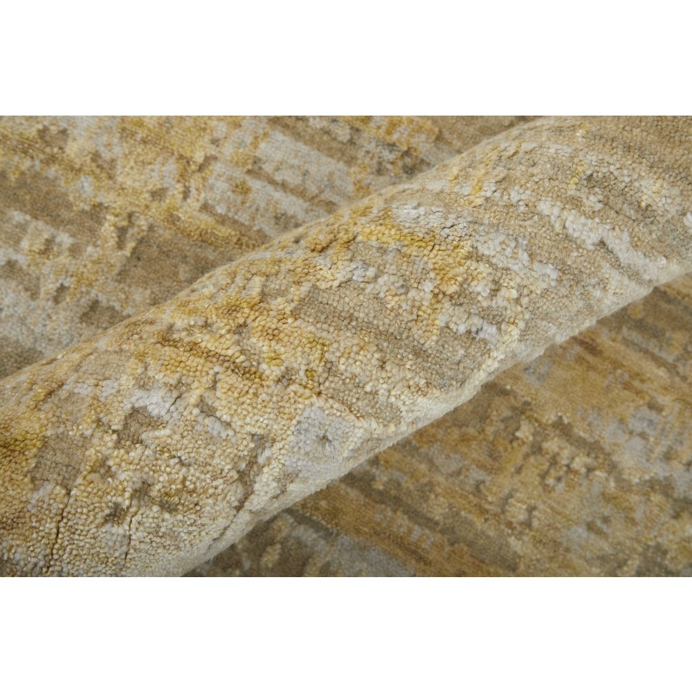 Eastfield Modern Abstract, Yellow/Ivory/Gold, 9' x 12' Area Rug. Picture 5