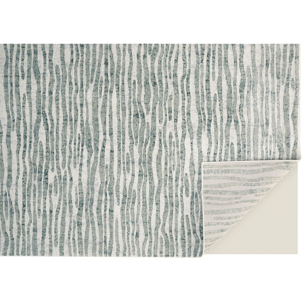 Atwell Contemporary Abstract Rug, Gray/Iceberg Green, 8ft x 10ft Area Rug, ATL3218FGRY000F00. Picture 4