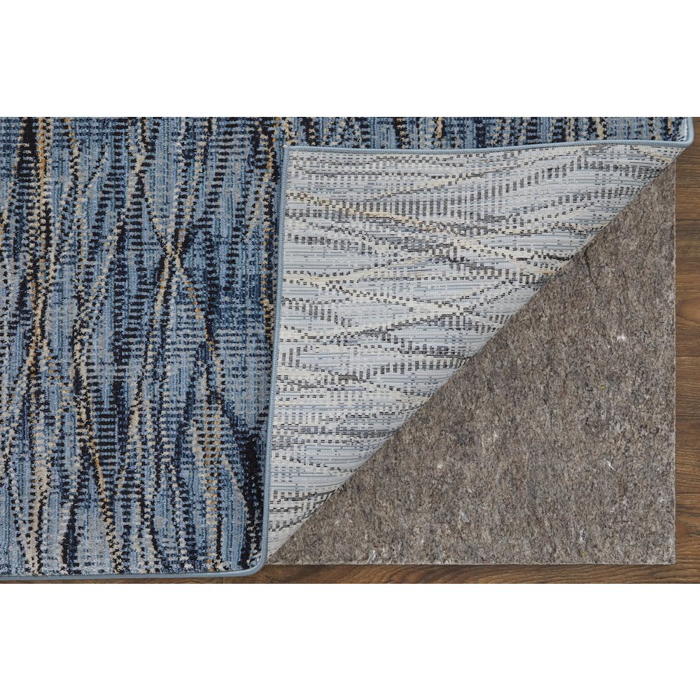 Sonora Modern Abstract, Blue/Ivory/Tan, 9'-0" x 12'-8" Area Rug. Picture 3