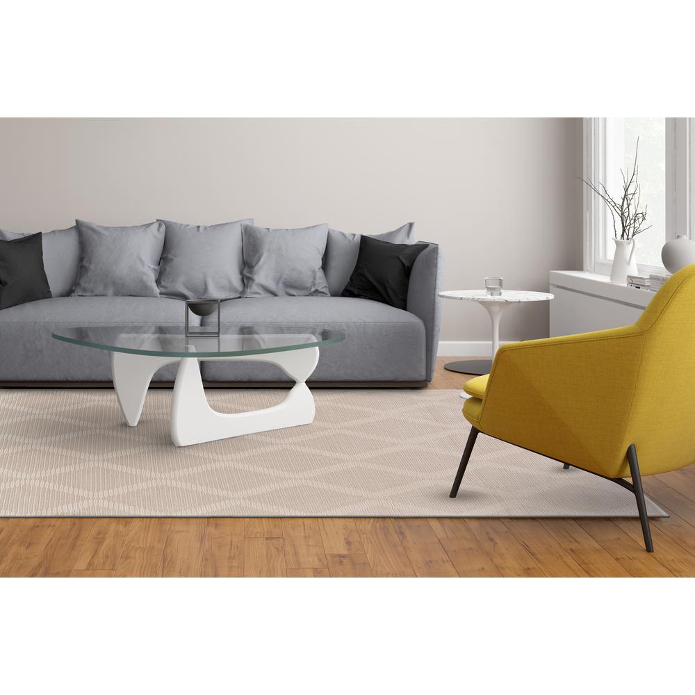 Prasad Geometric Diamonds Rug, Ivory Sand, 1ft - 8in x 2ft - 10in Accent Rug, 6703678FCRM000P18. Picture 1