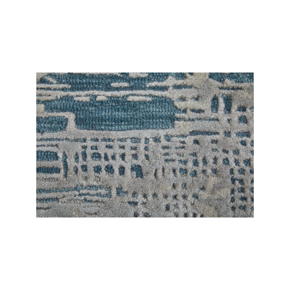 Zarah Modern Abstract, Gray/Taupe/Blue, 8' x 10' Area Rug. Picture 6
