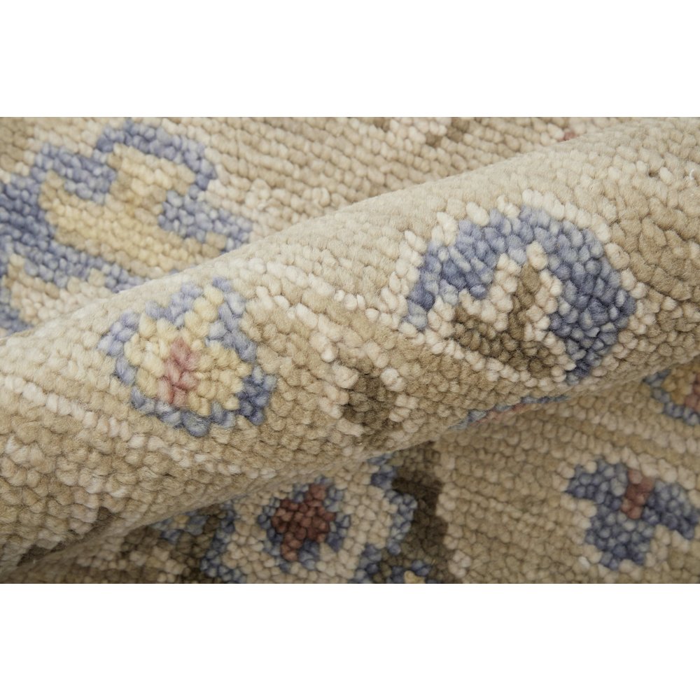 Fillmore Transitional Floral & Botanical, Brown/Tan/Blue, 3' x 5' Accent Rug. Picture 5