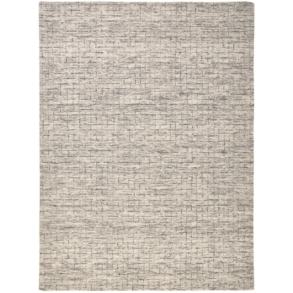 Belfort Modern Crosshatch Rug, Ivory Sand/Charcoal Gray, 5ft x 8ft Area Rug, 8698667FIVY000E10. Picture 2