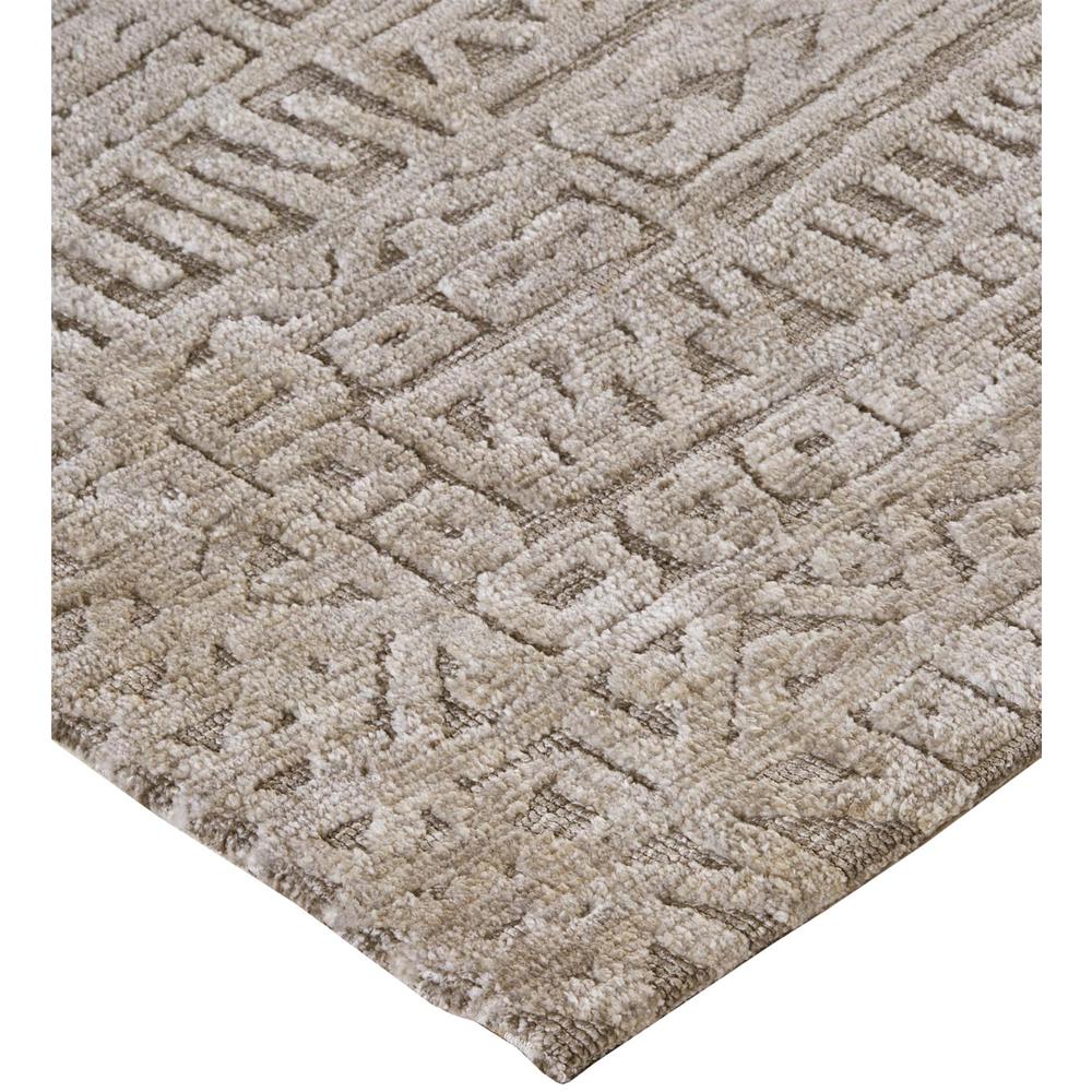 Colton Modern Minimalist Rug, Light Gray/Silver, 3ft-6in x 5ft-6in Accent Rug, 8748793FGRY000C50. Picture 3