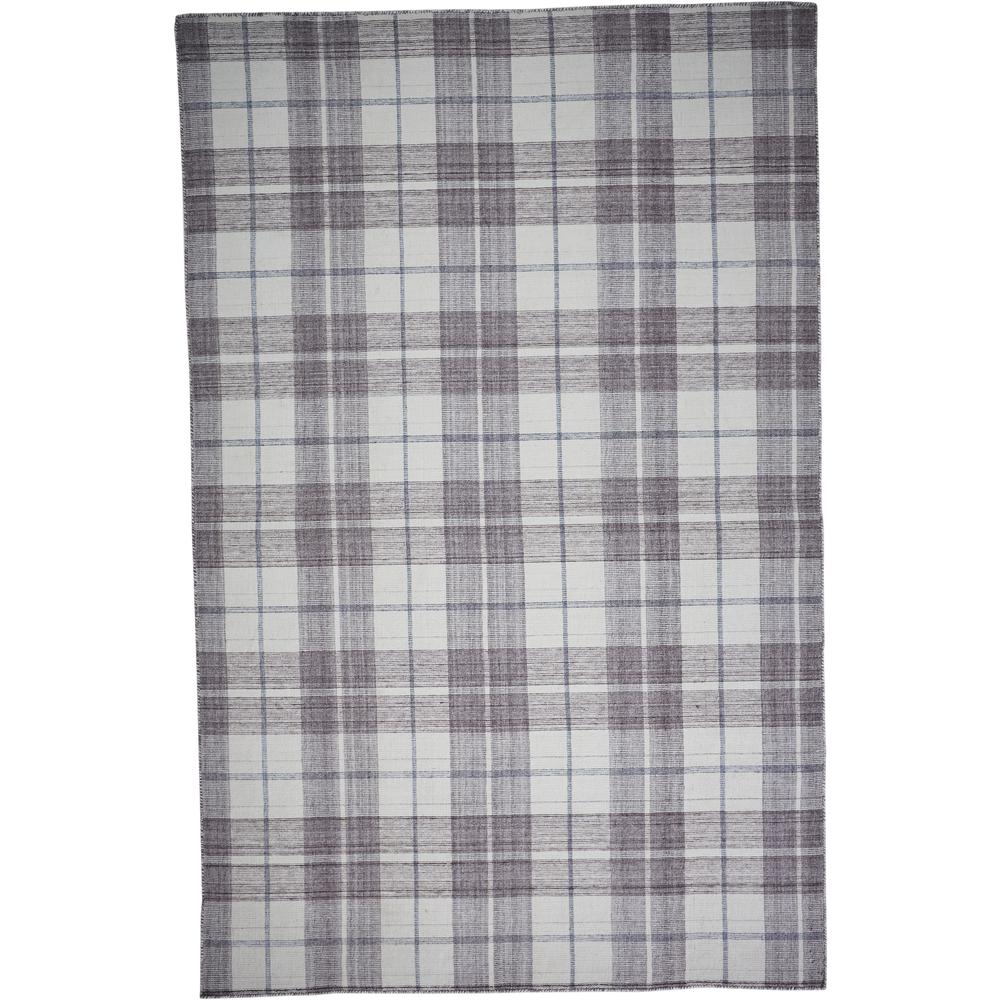 Crosby Eco-Friendly PET Dhurrie, Ivory/Taupe Gray, 3ft-6in x 5ft-6in Accent Rug, 8830566FIVYGRYC50. Picture 1