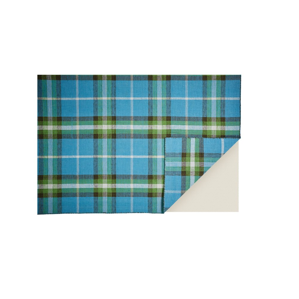 Crosby Eco-Friendly PET Dhurrie, Horizon Blue/Green, 8ft x 10ft Area Rug, 8830565FBLU000F00. Picture 4