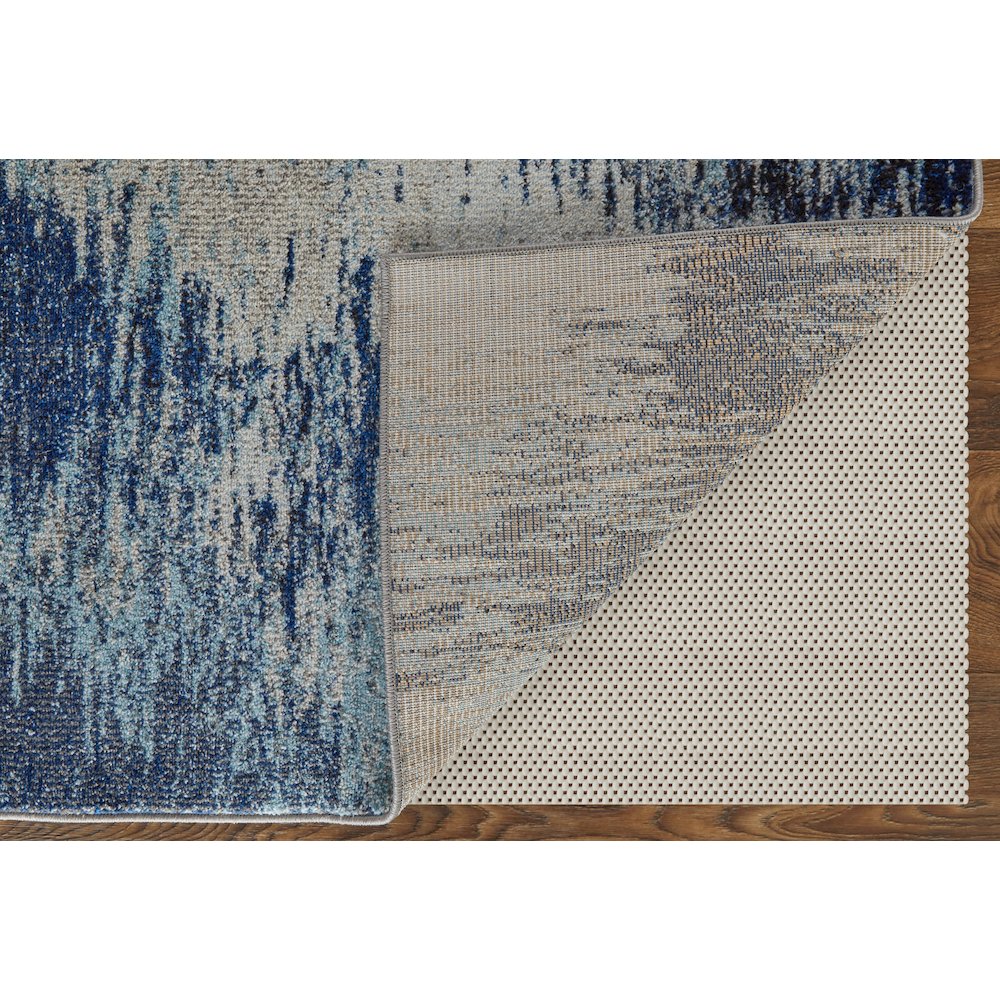 Edgemont Modern Abstract, Blue/Ivory, 10' x 14' Area Rug. Picture 4