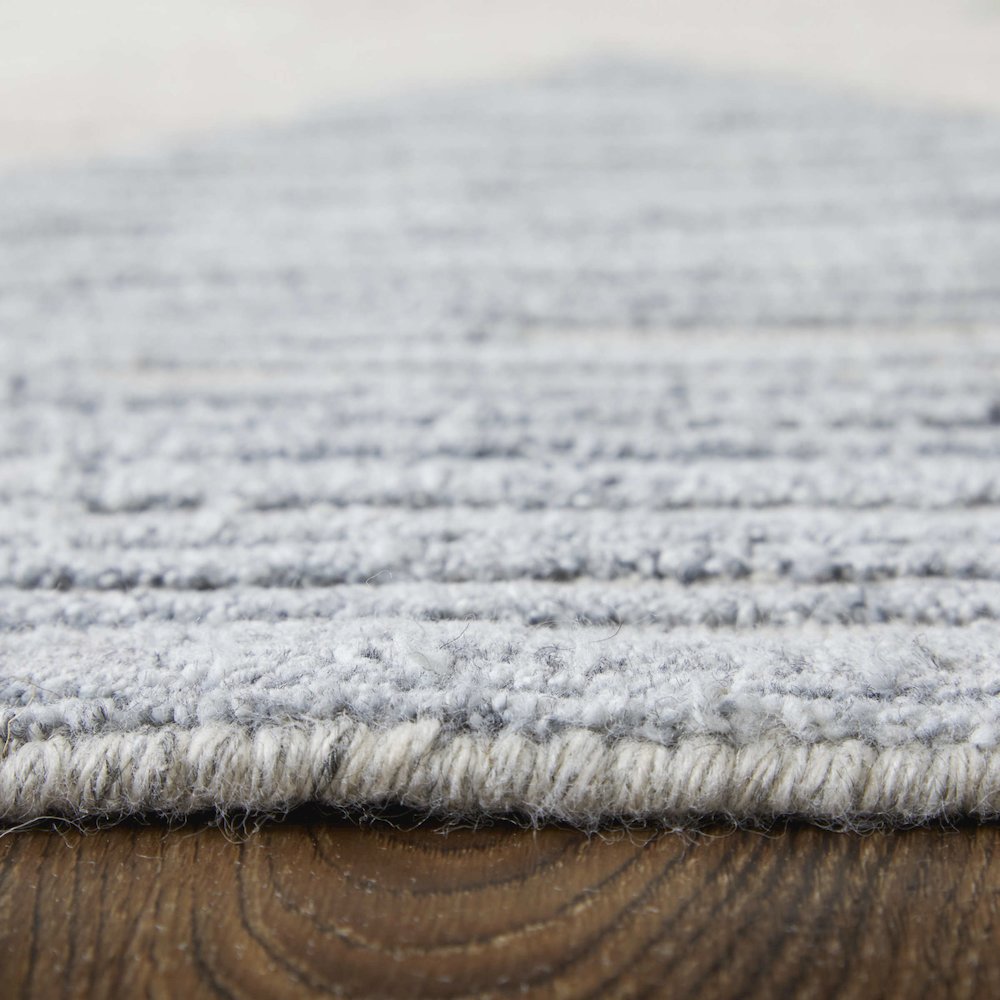 Elias Modern Diamond, Ivory/Blue/Brown, 2' x 3' Accent Rug. Picture 8