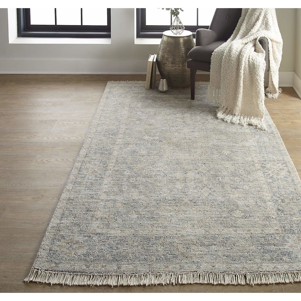 Caldwell Vintage Space Dyed Wool Rug, Latte Tan/Gray, 2ft x 3ft Accent Rug, 8798799FGRY000P00. Picture 1