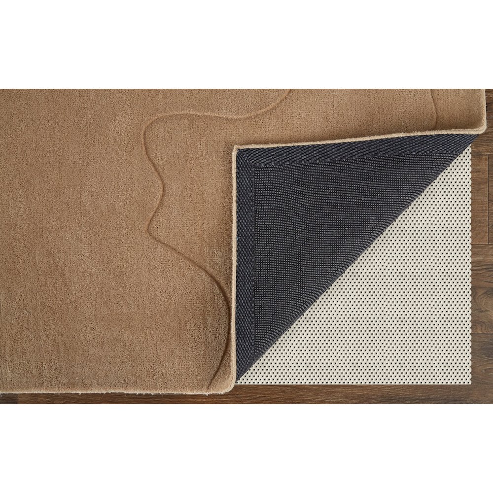 Serrano Transitional Abstract, Tan/Orange, 5' x 8' Area Rug. Picture 4