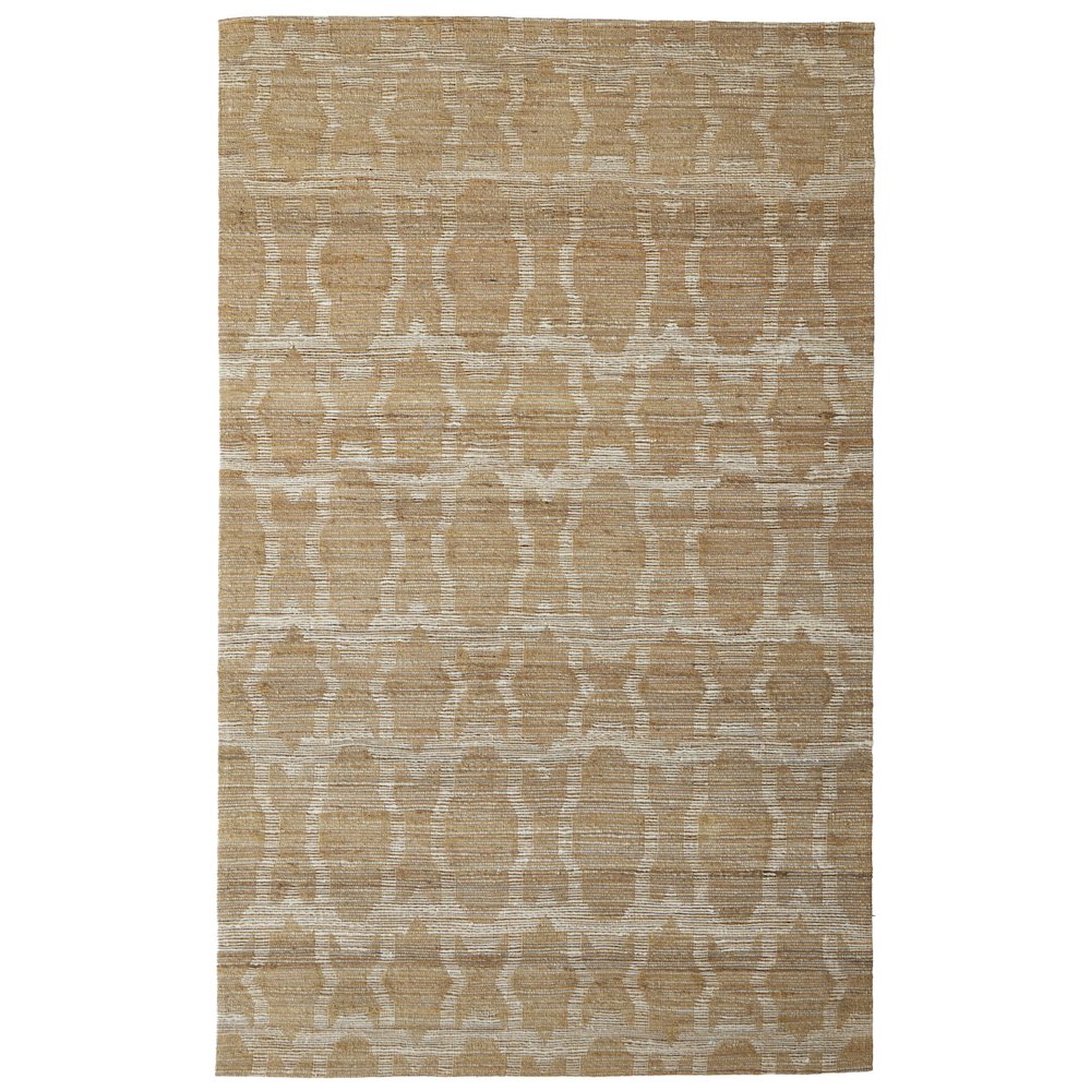 Lilliana Transitional Geometric, Tan/Ivory/Gold, 5' x 8' Area Rug. Picture 1