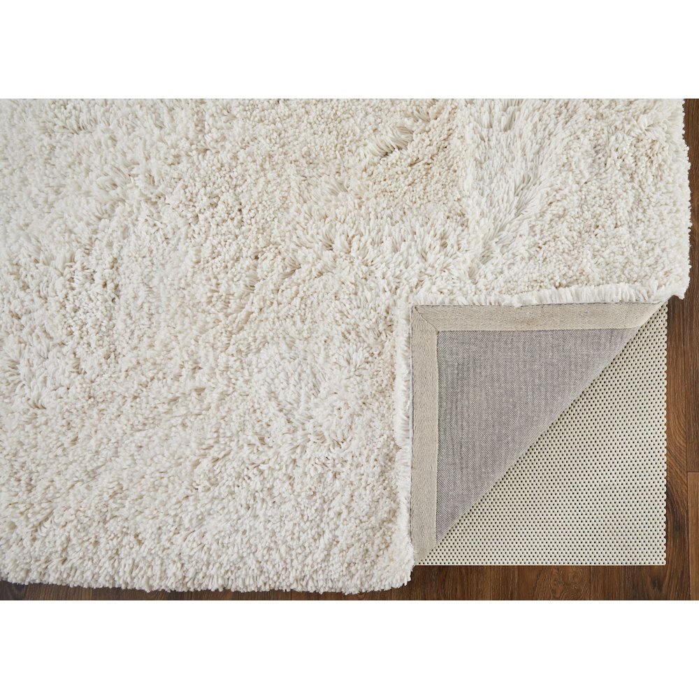 Stoneleigh Stonewashed Mélange Shag Rug, Bright Ivory, 5ft x 8ft Area Rug, 3998830FIVY000E10. Picture 4